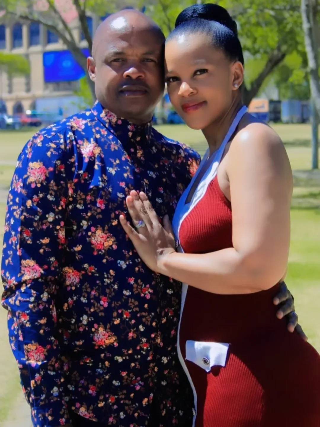 Matthew Manamela with his wife Maisha Pauline Manamela