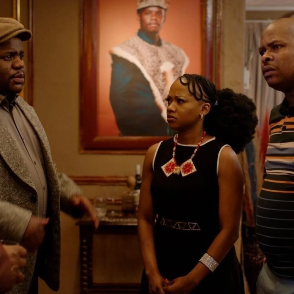 Thabo Mkhabela on Isitha the enemy with fellow actors.