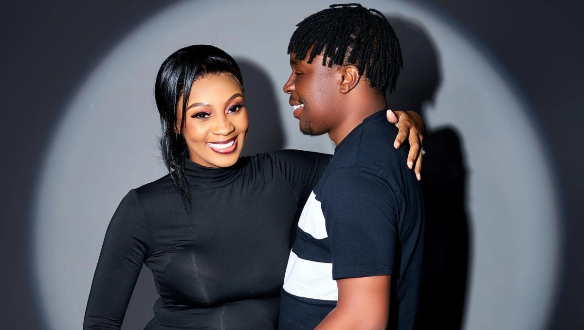 Kimberley Richard with her husband Holy Ten.